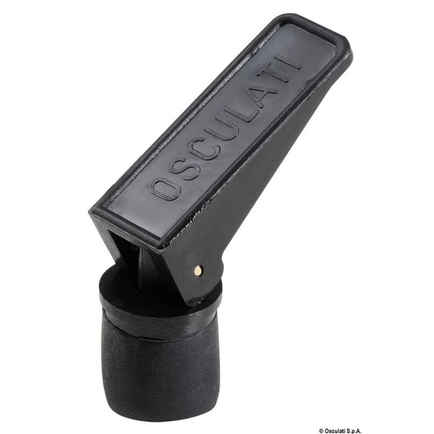 Svart expanderbar dräneringsplugg 22 mm, endast