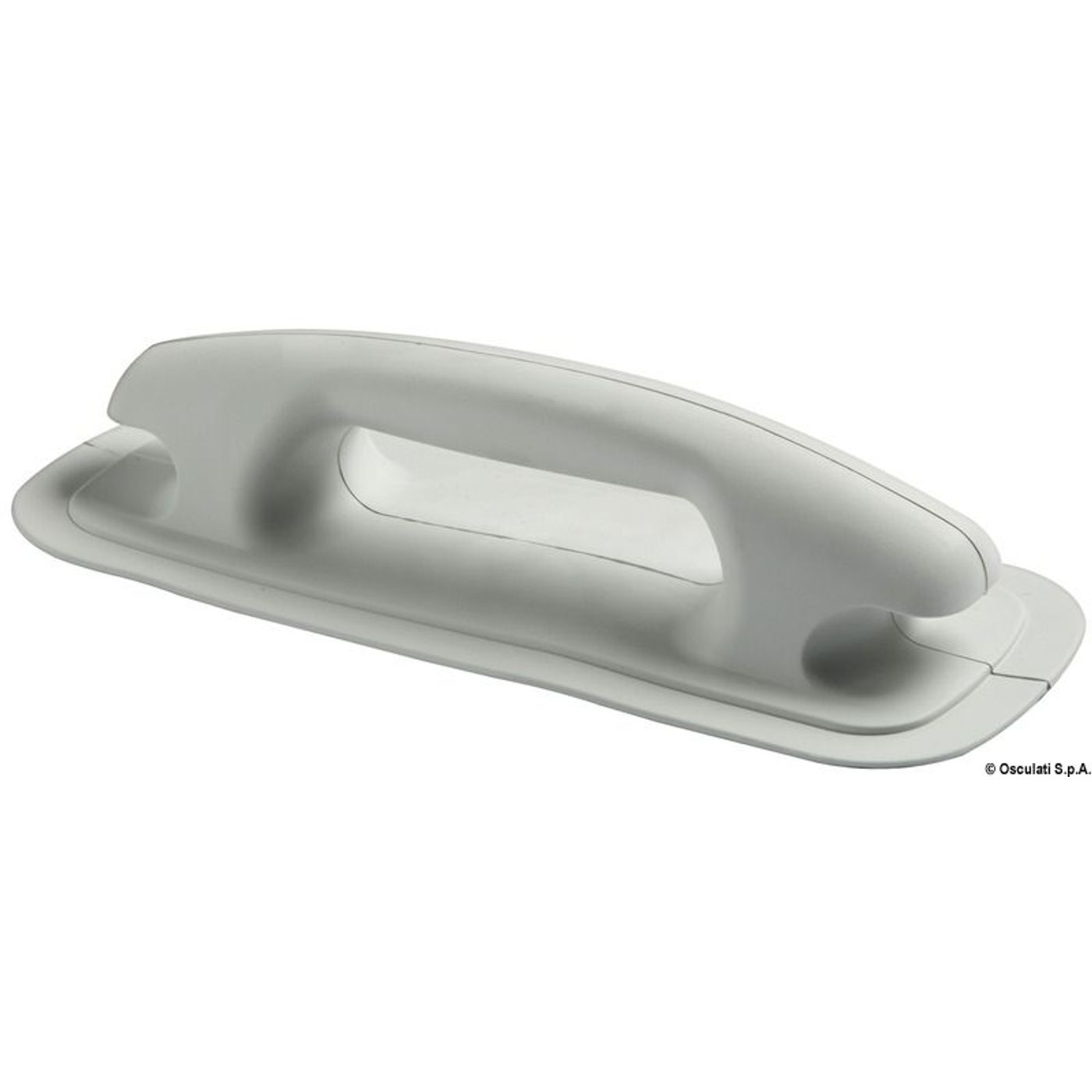 Håndtag/klampe 284x116 mm grå RAL 7035