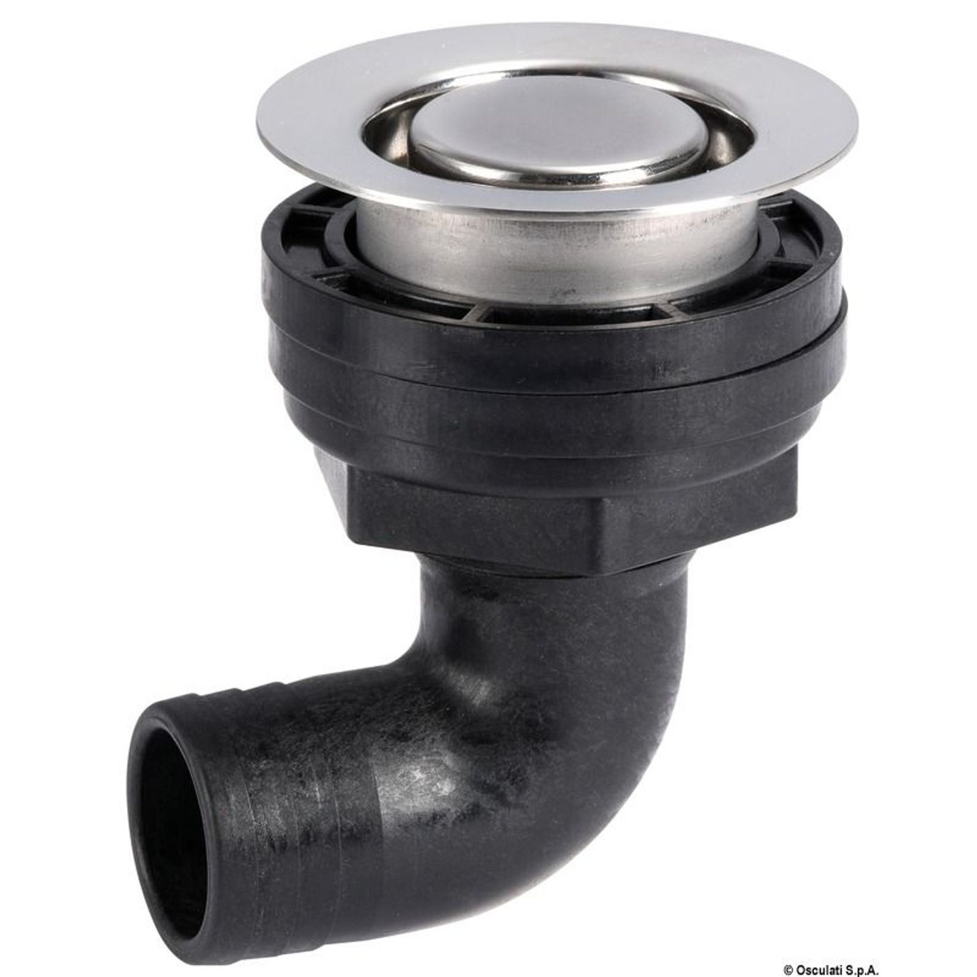 Plant cockpitafløb med AISI 316-hoved 90° Plant cockpitafløb med AISI 316-hoved 90°