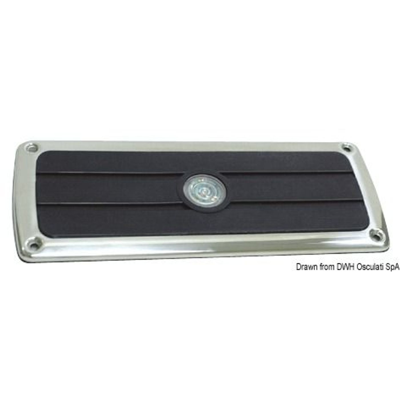 Fodstøtte AISI316 213x57 mm