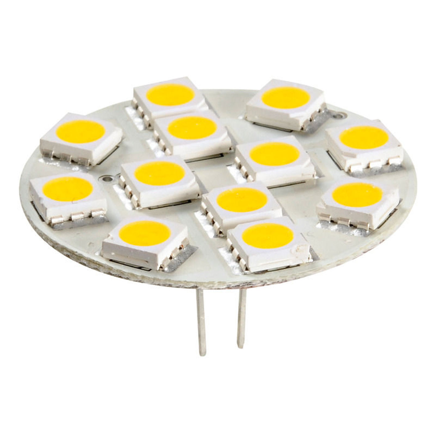 12-LED-lampa G4 bakanslutning Ø 30 mm