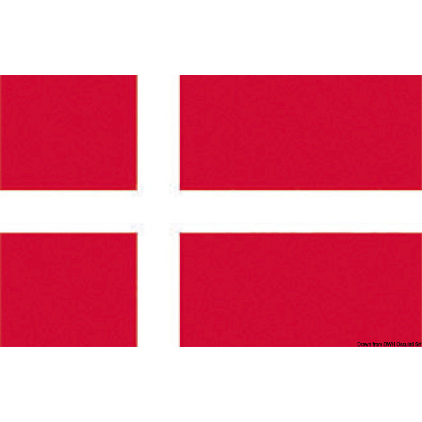 Flag Danmark 30 x 45 cm