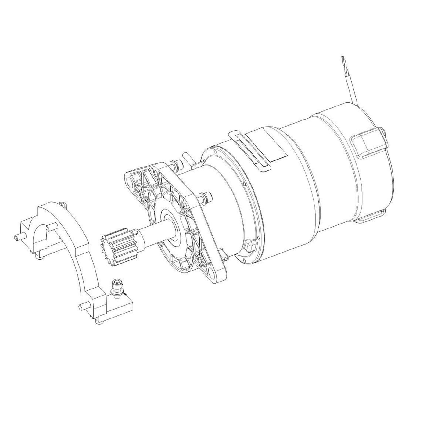Lewmar-drivenhed - Integra-piedestal