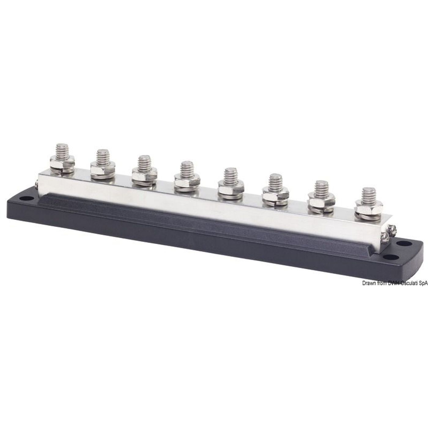 Bus-Bar elektrisk klemrække 8 x 10 mm Bus-Bar elektrisk klemrække 8 x 10 mm