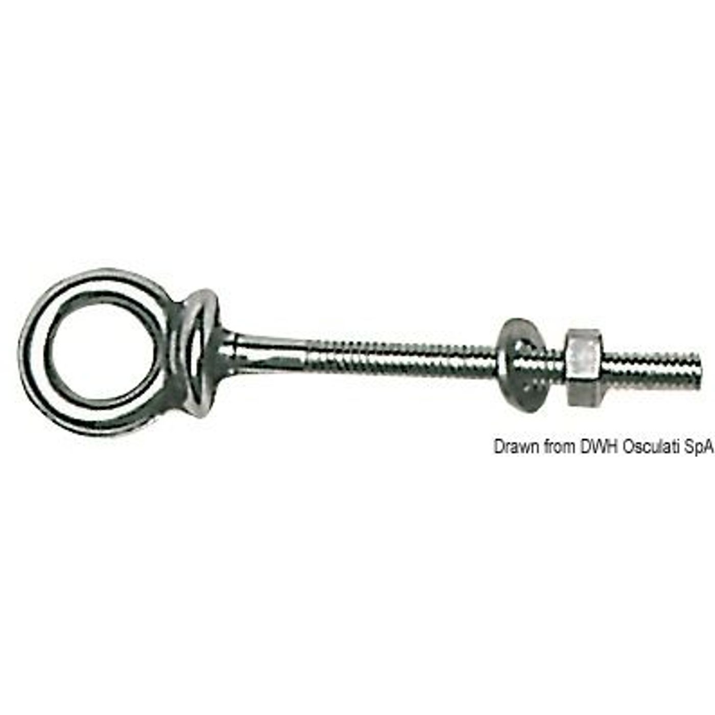 øjebolt AISI316 6x40 mm