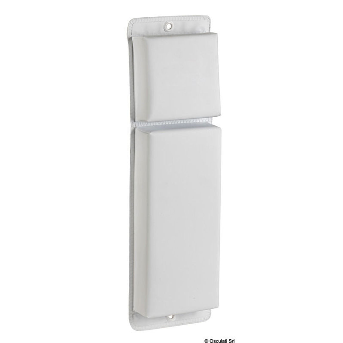 Flad PVC-fender hvid 610 mm