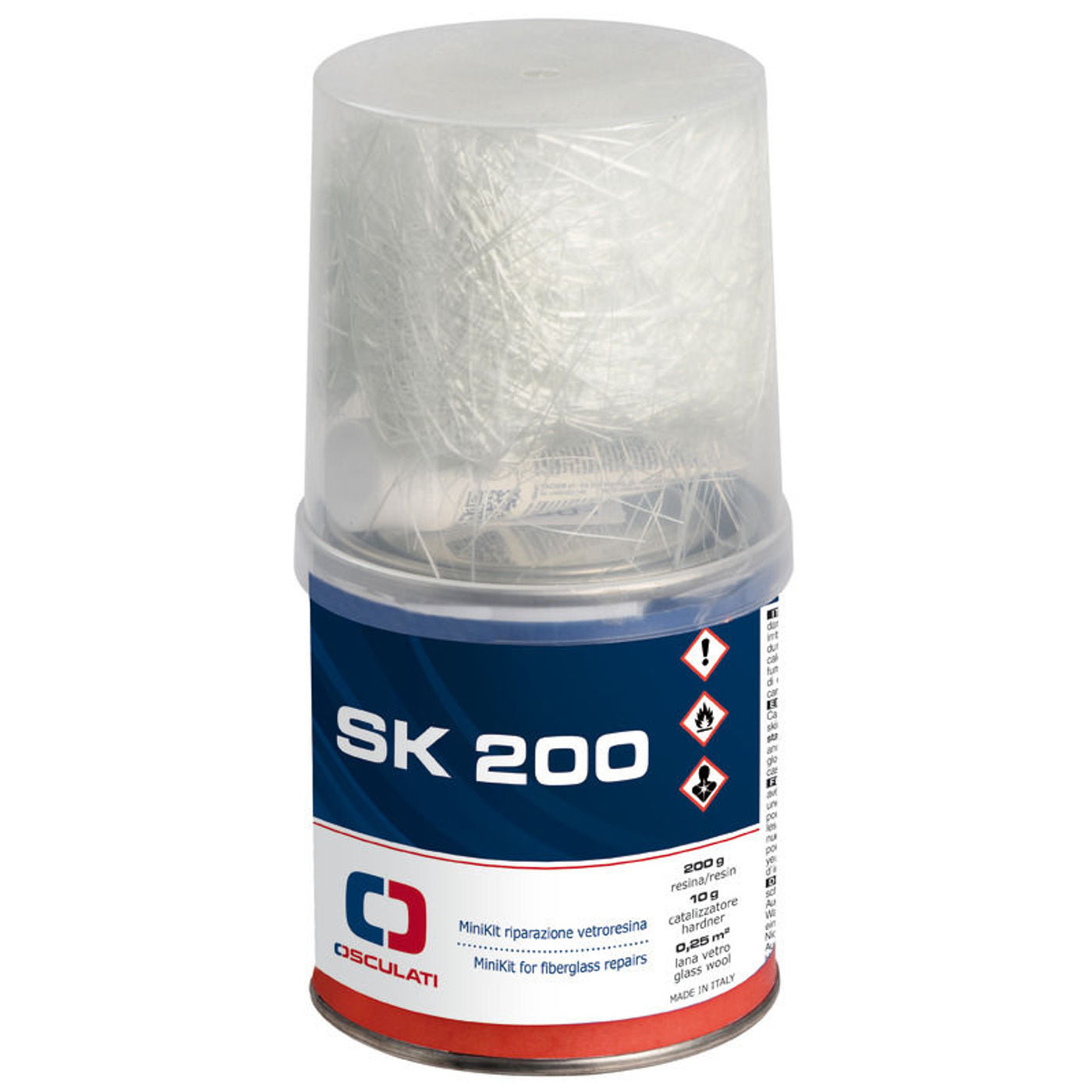 SK 200 minikit til glasfiberreparation 200 g
