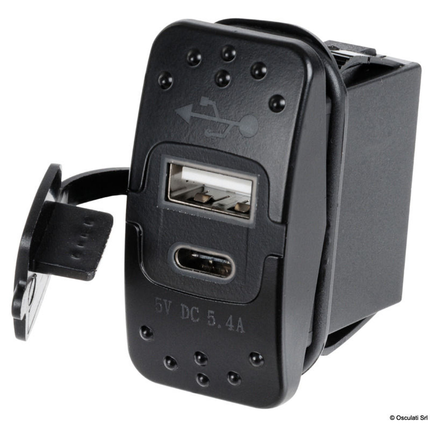 USB-A + USB-C-stik