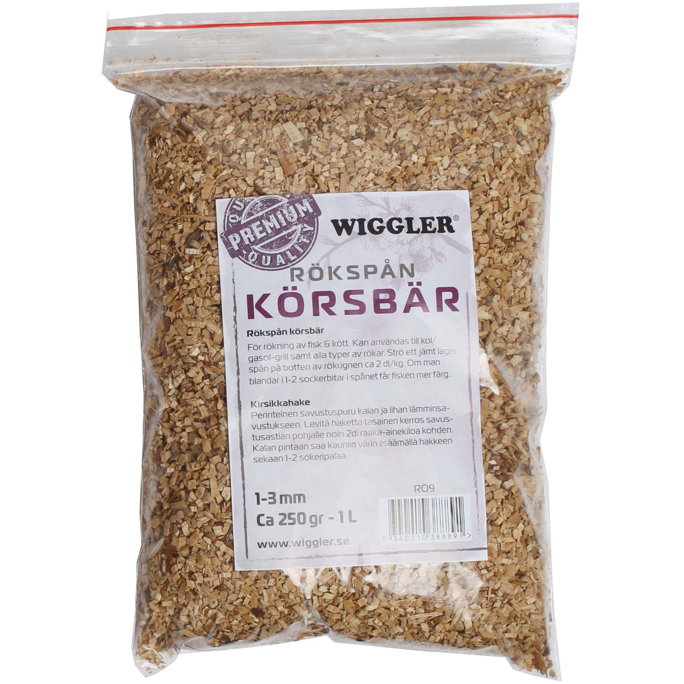 Rökspån Körsbär 250g