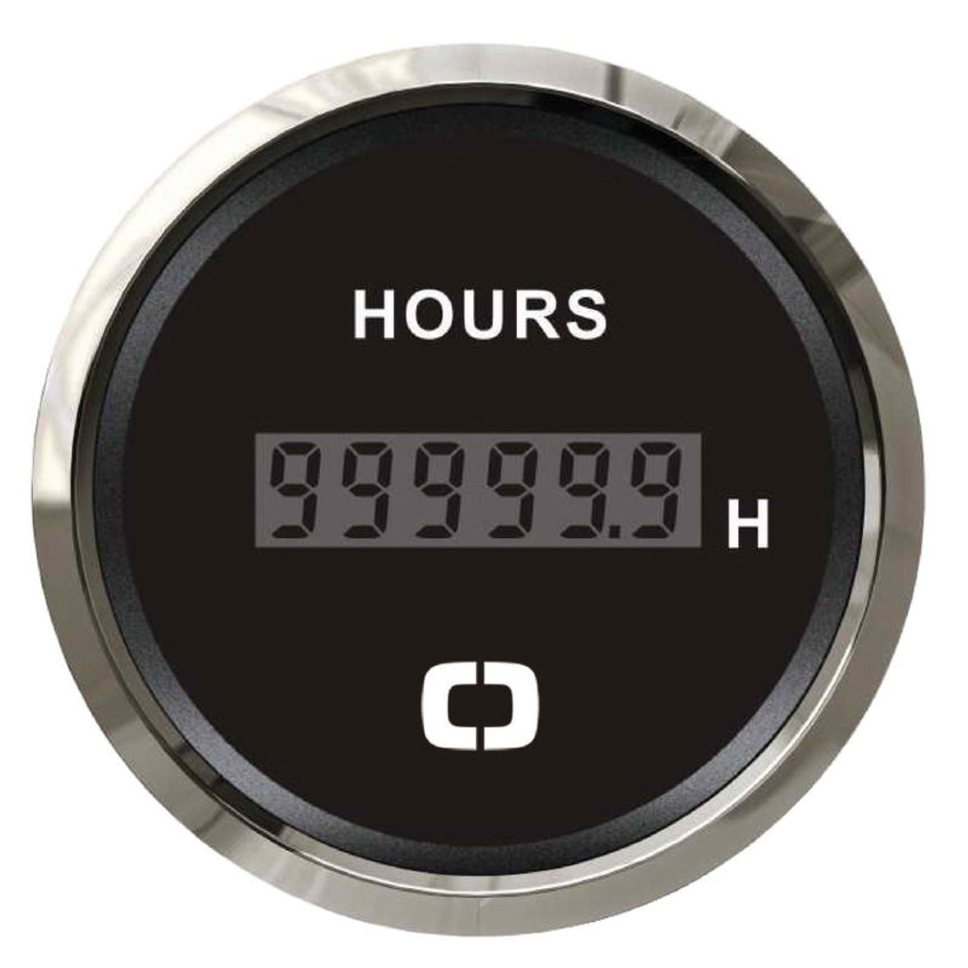 Digital timetæller sort/blank Digital timetæller sort/blank
