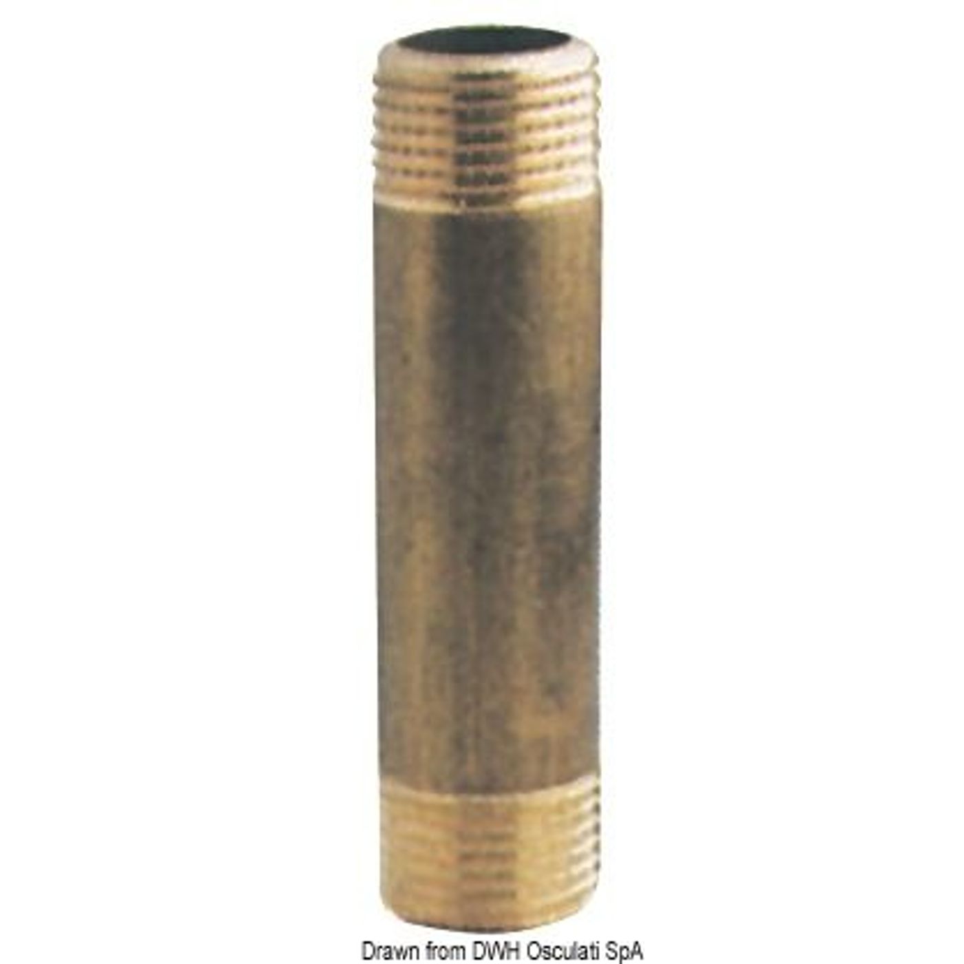 Mässingsförlängningsrör 3/8" x 150 mm