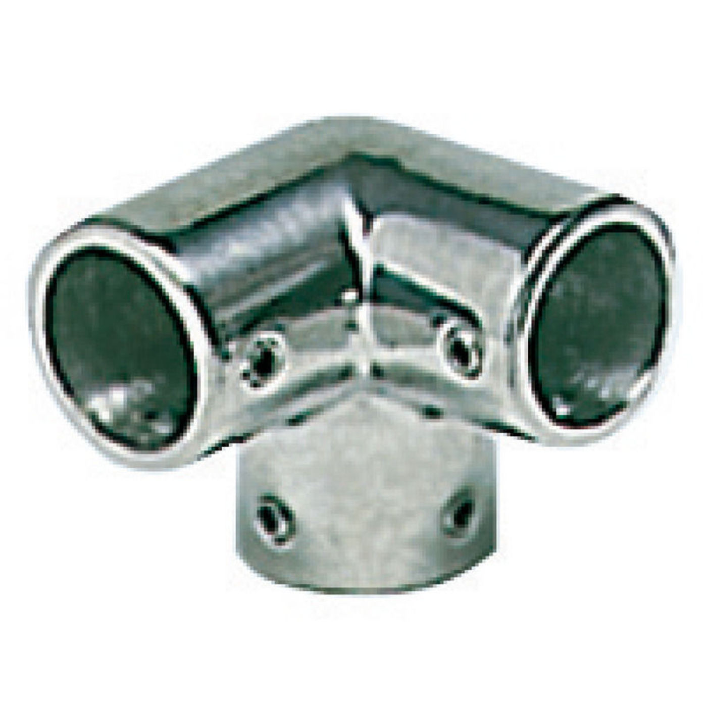 3-vejs hjørnebeslag AISI316 90&deg; 25 mm