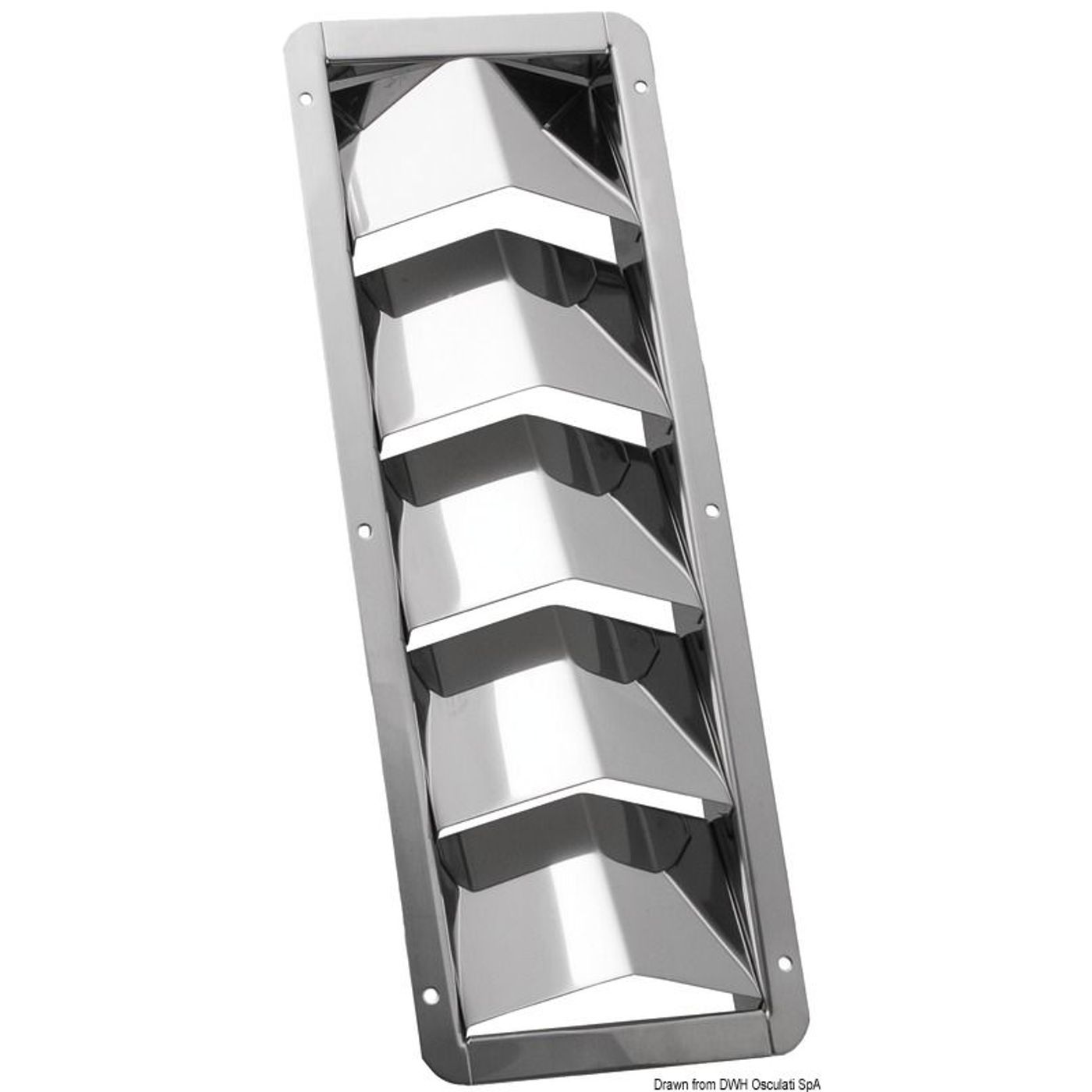 Jalousiventil til motorrum 326x114 mm