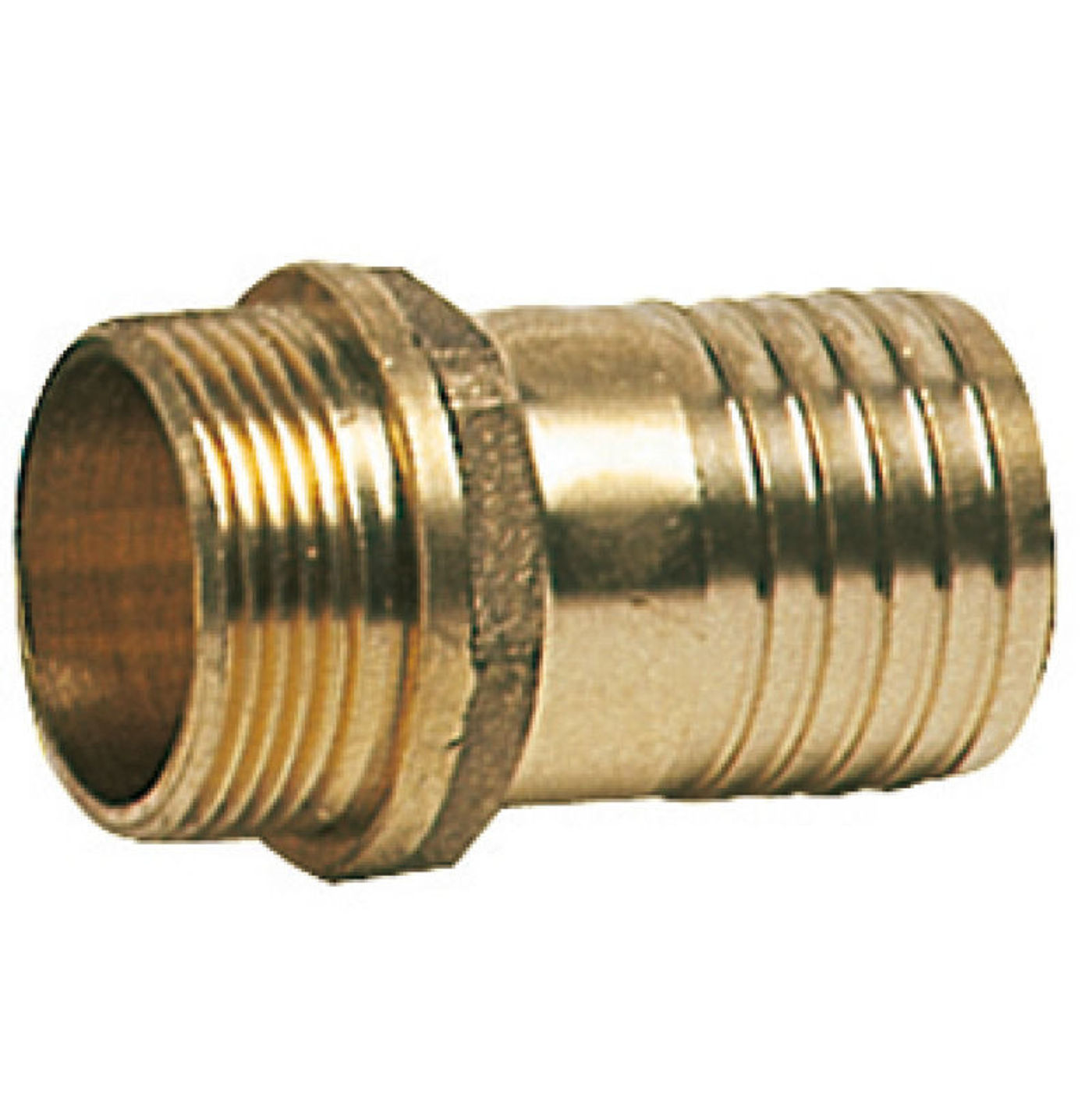 Slangeadapter i støbt messing med udvendigt gevind 1"1/4 x 39 mm