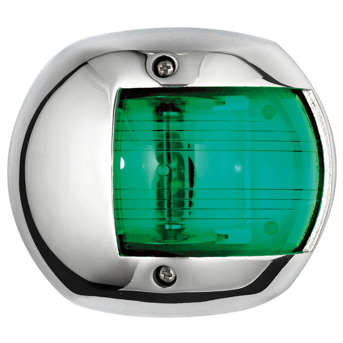 Classic 20 LED-lanterne - 112.5&deg; styrbord SS-kappe