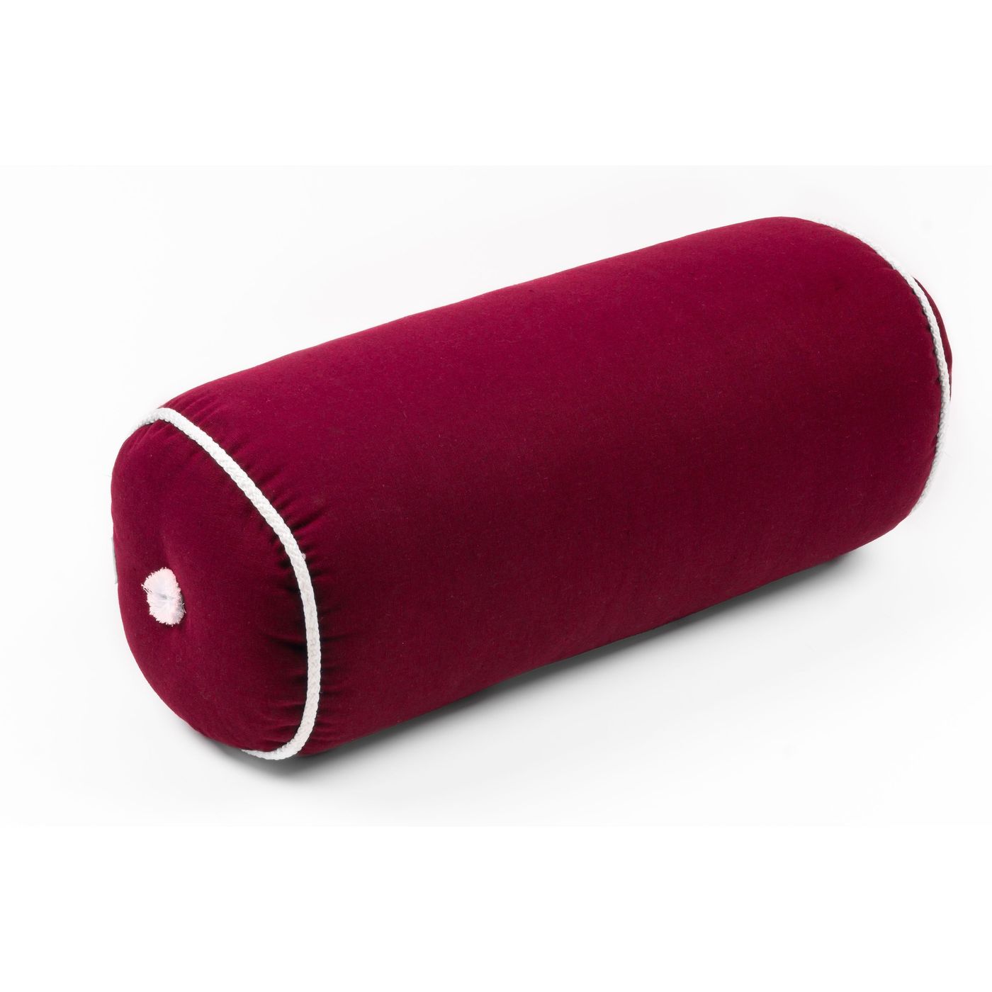 ProTecq båtdyna cylinder, 100% kapok, Vinröd, 440x170 mm