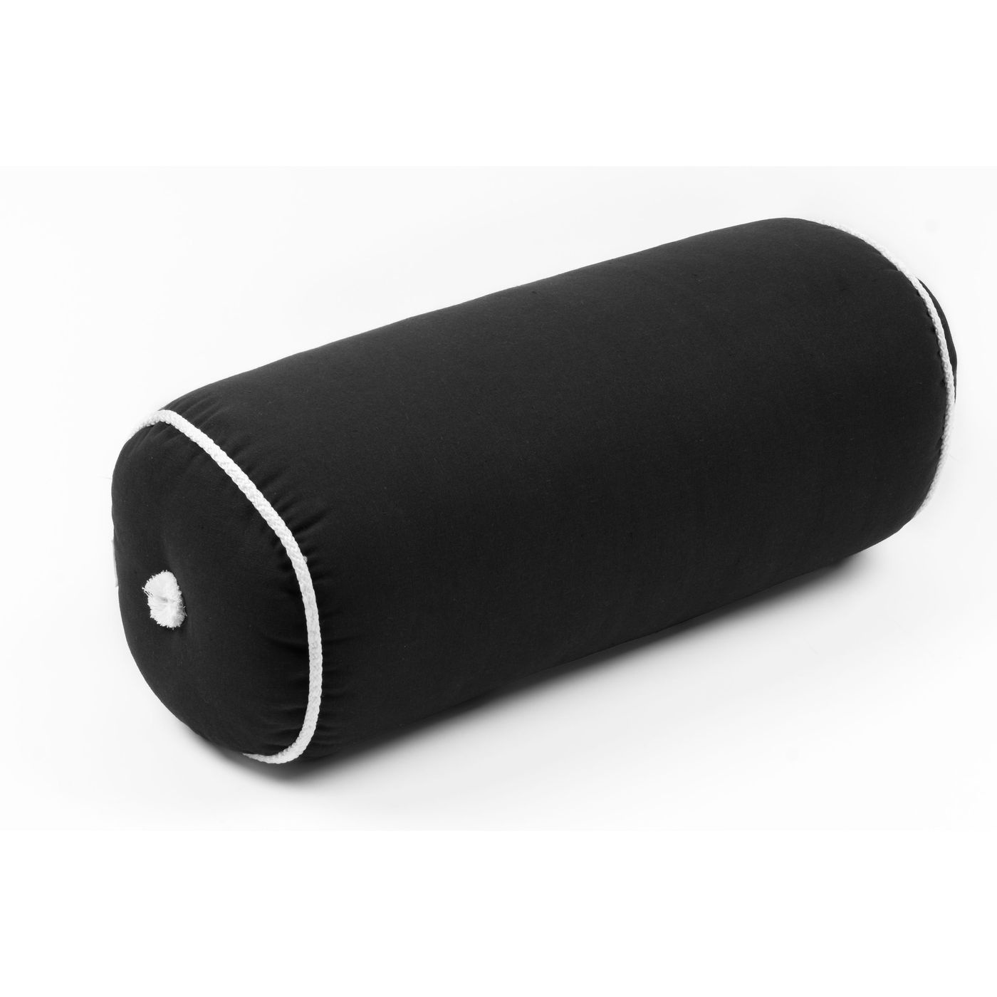 ProTecq båtdyna cylinder, 100% kapok, svart, 440x170 mm