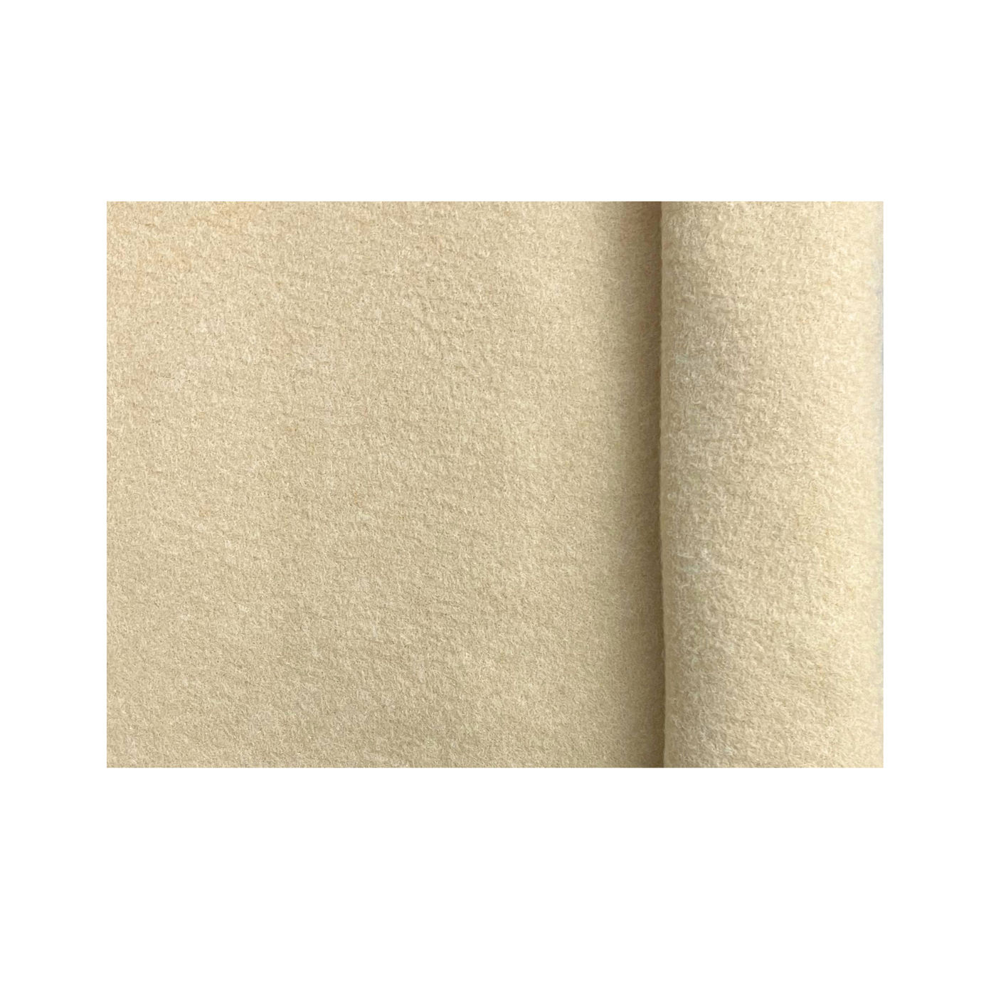Nålfiltsmatta / Filtmatta, Inredningsmaterial till Båt & Bil, Ljusbeige, 2,5 mm, 133 cm x 2 m, Polypropylen, 360 gram/m2
