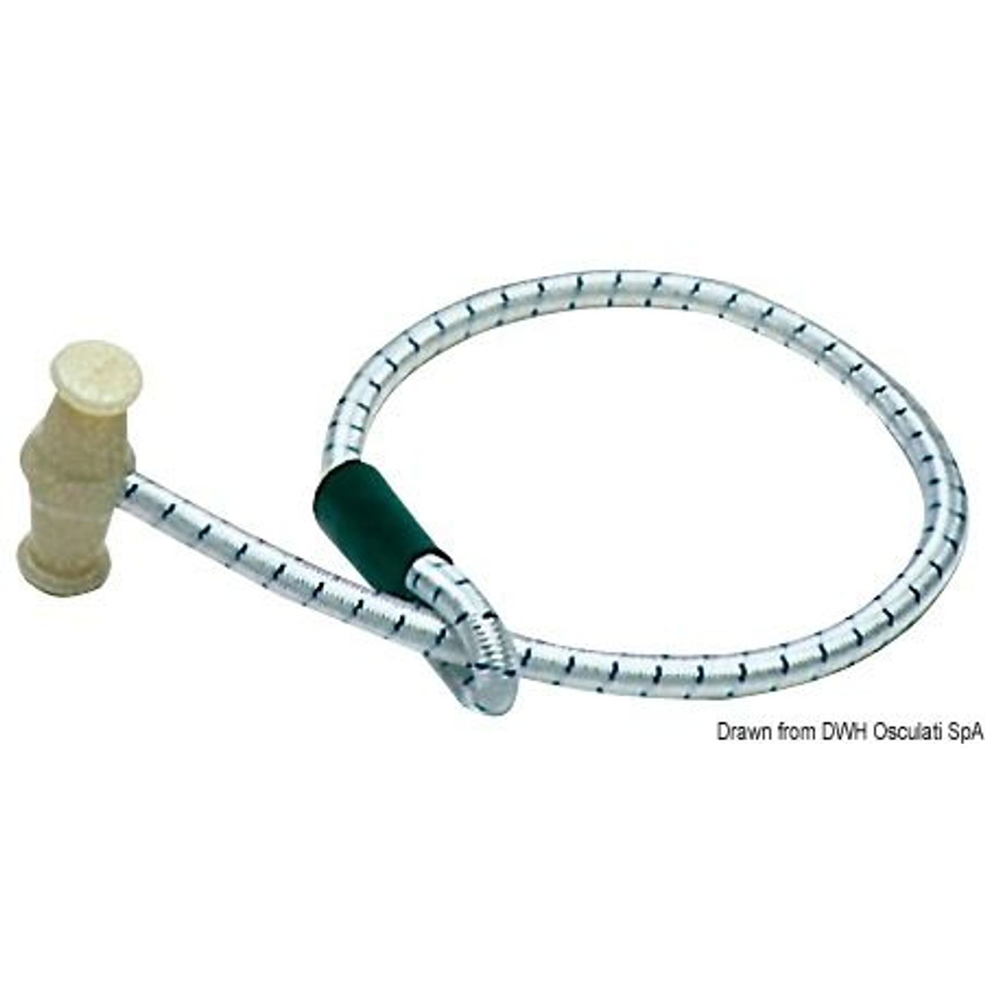 Sejlbånd med nylonstift 550x6 mm