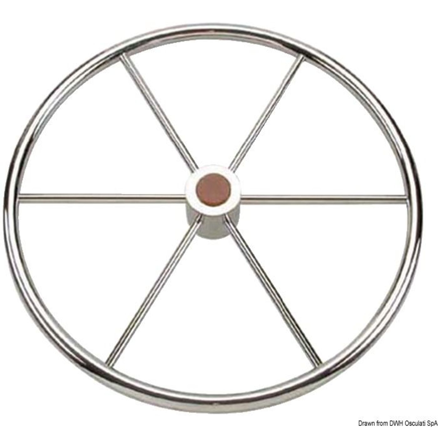 Poleret SS-rat med 6 eger, 700 mm