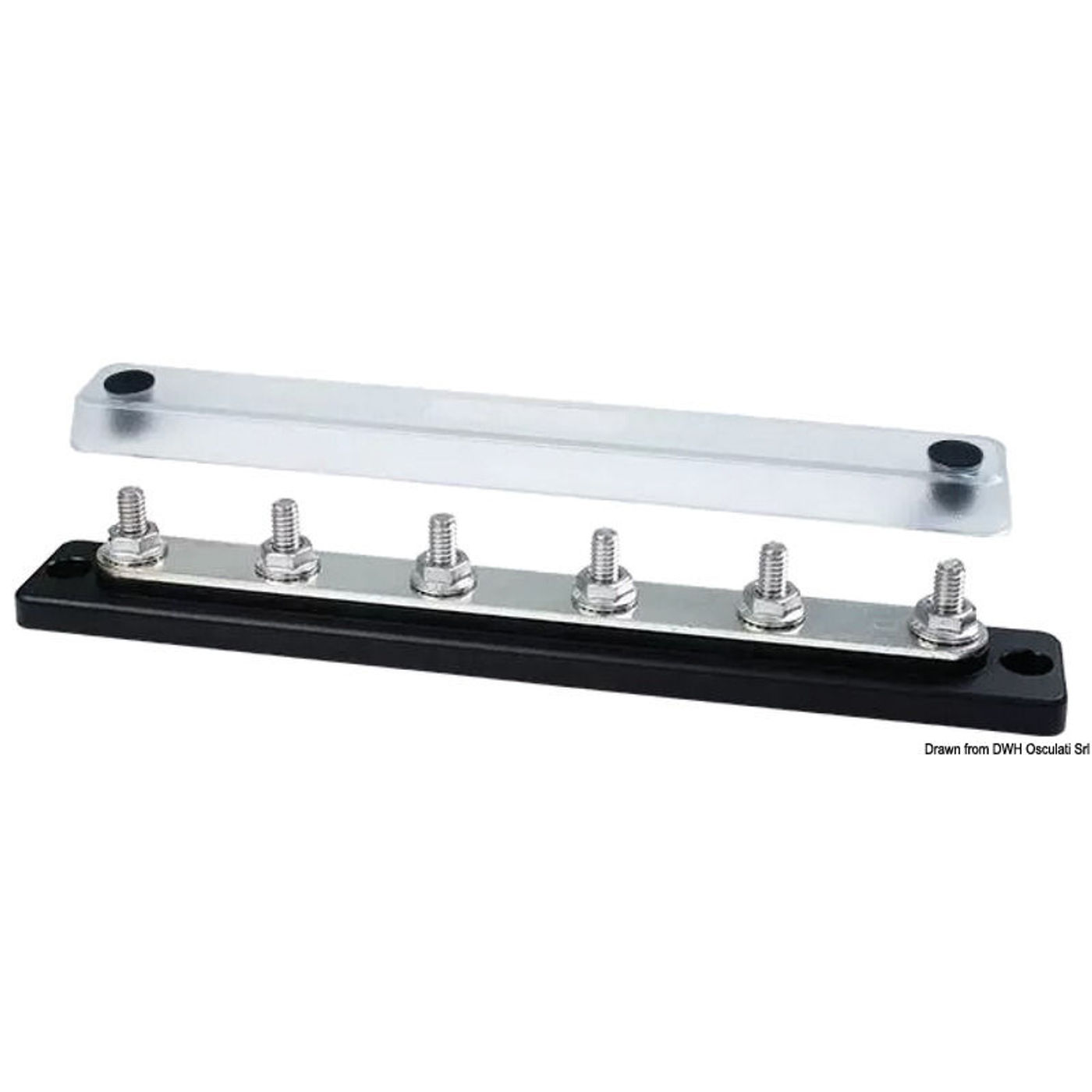 Heavy-Duty samleskinne Techno 6x6