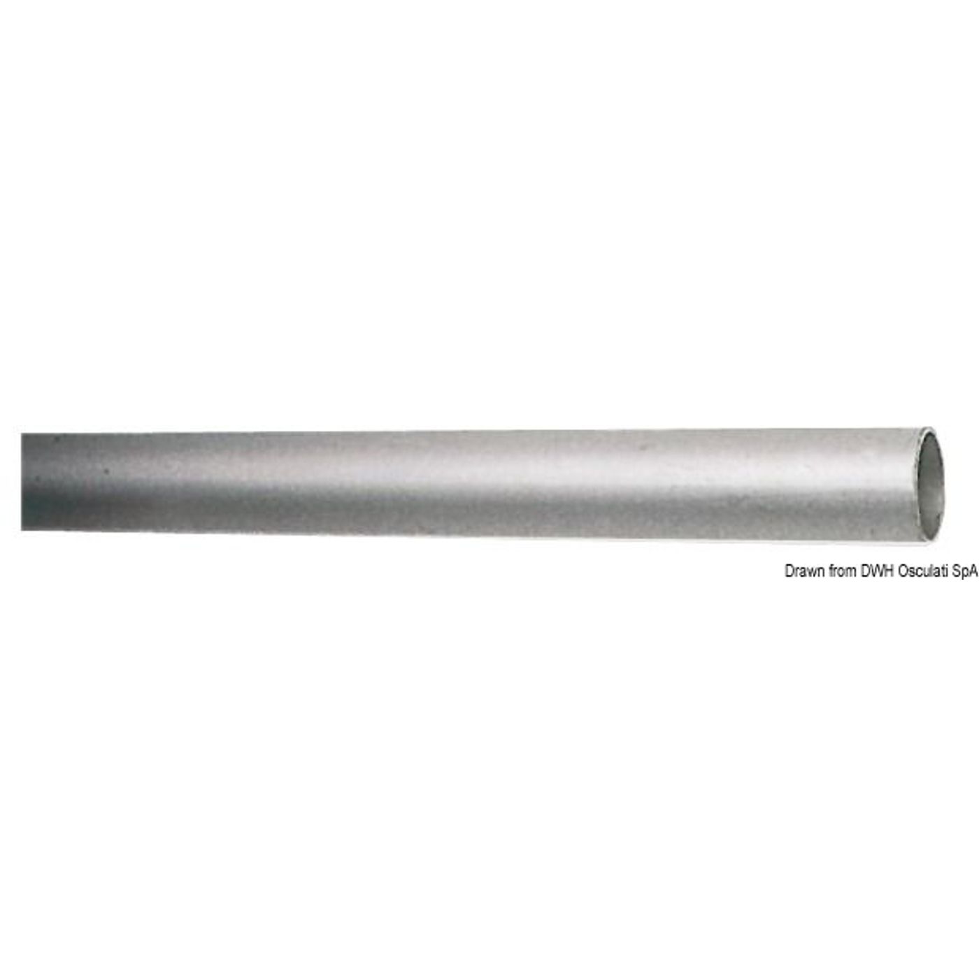 Aluminiumsrør 25 x 1.5 mm x 2 m