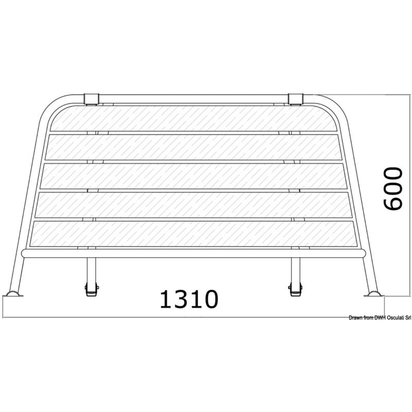Agterplatform 1310 mm