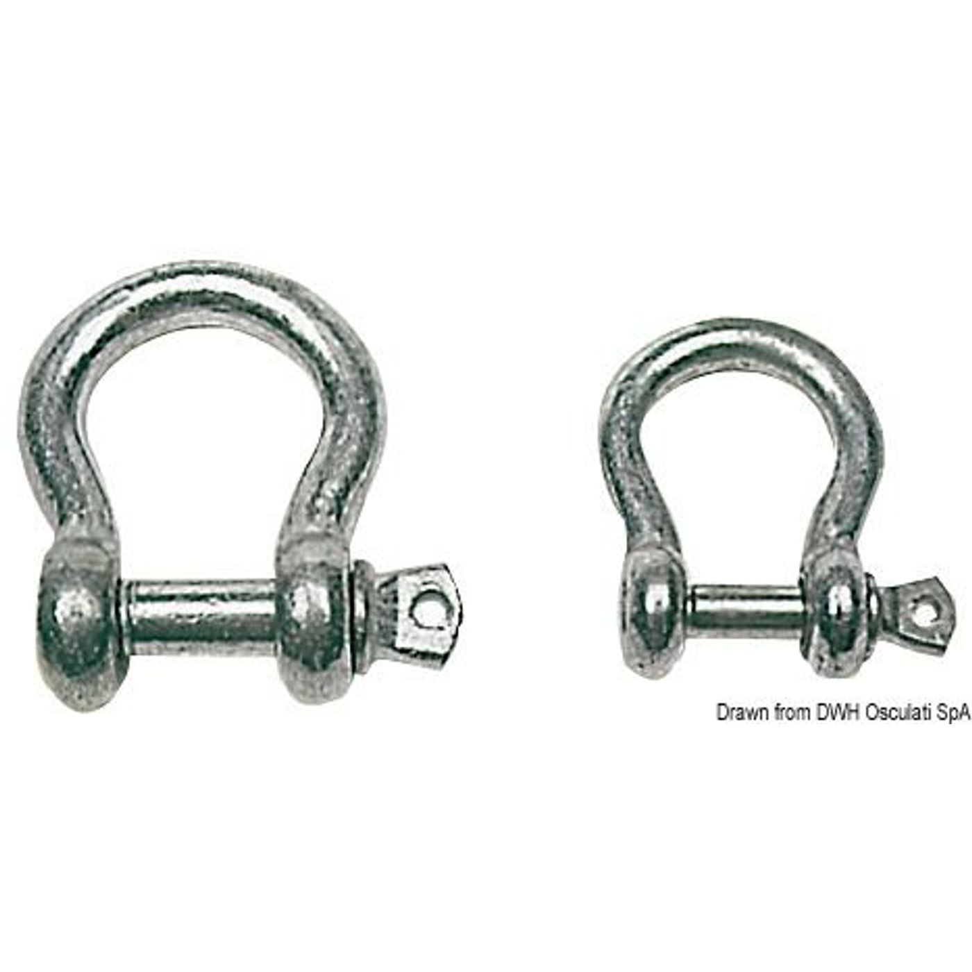 HDG teräs kaarisakkeli 6 mm