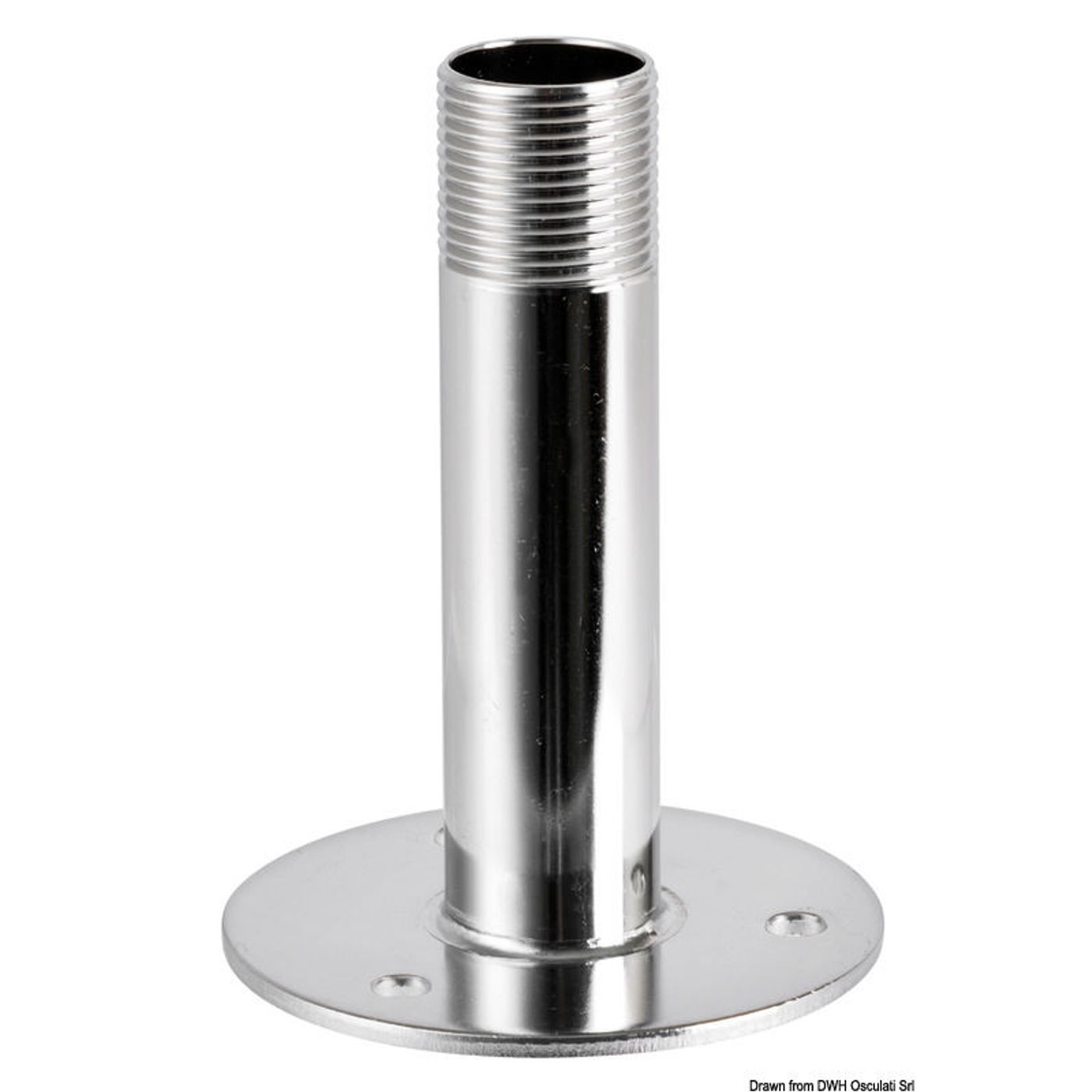 Rund antennefod AISI316 106 mm