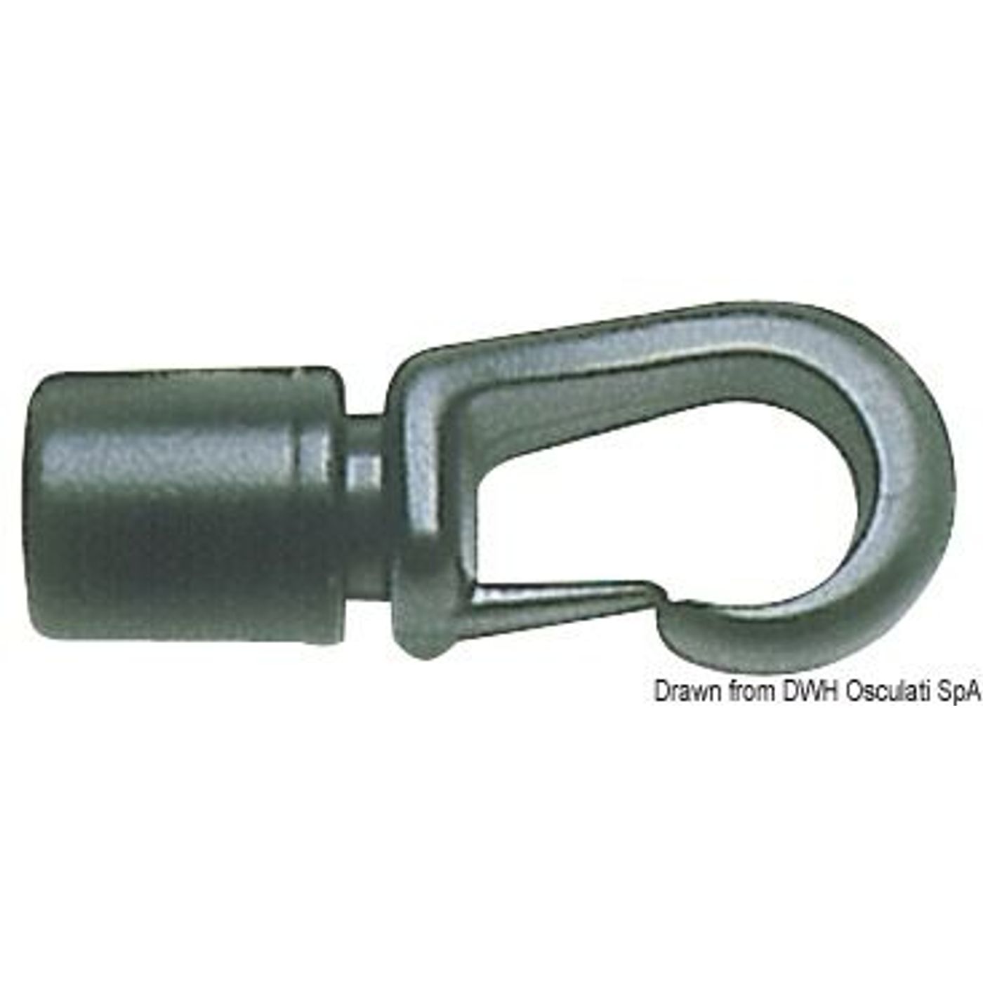 Nylon karabinhage 8mm
