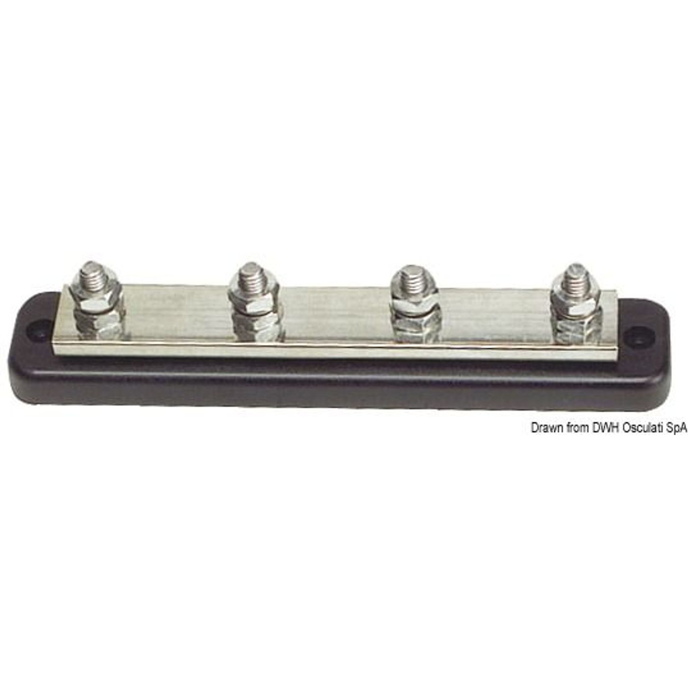 Bus-Bar elektrisk koblingsplint 4 x 8 mm
