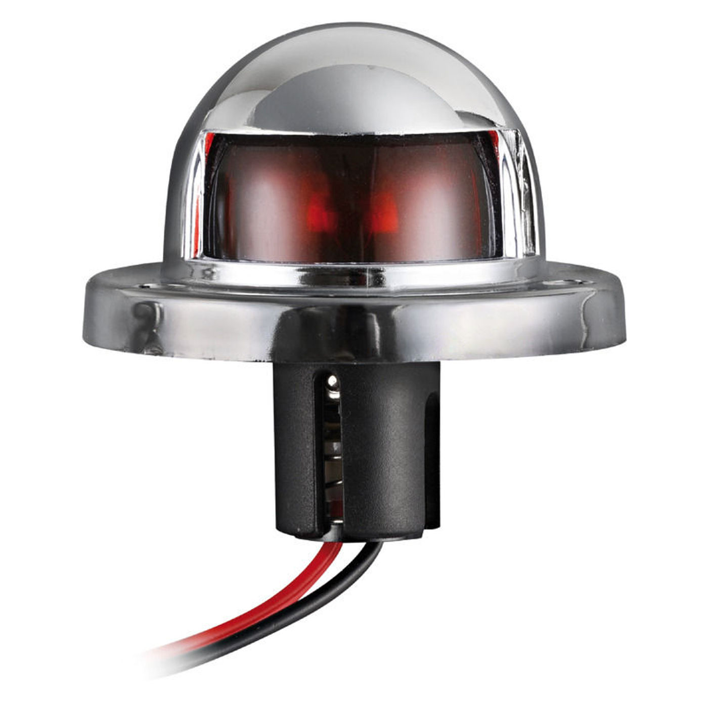 Röd 112.5° lantern av förkromad ABS