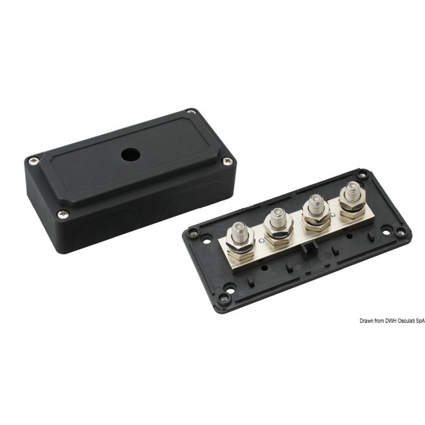 Heavy Duty samleskinneterminal 4 x 10 mm