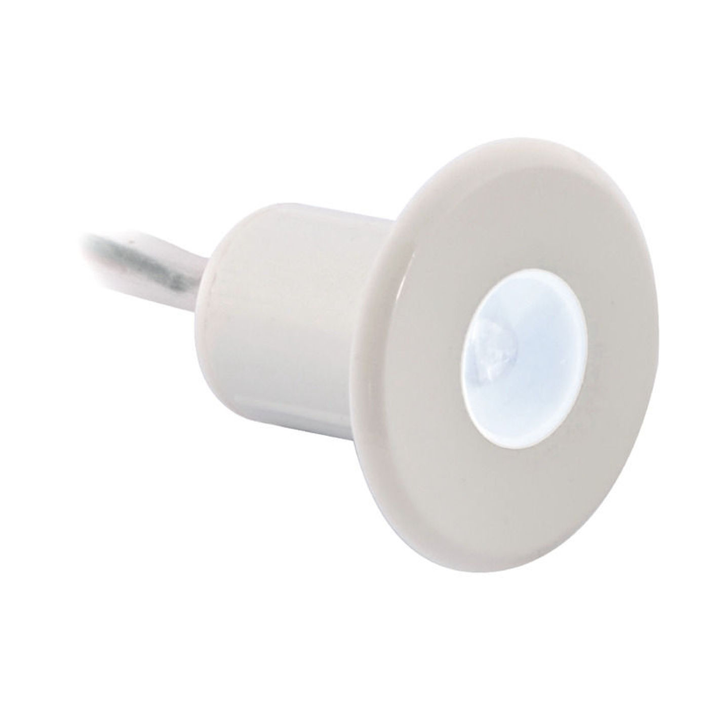 Instegsbelysning med en vit LED