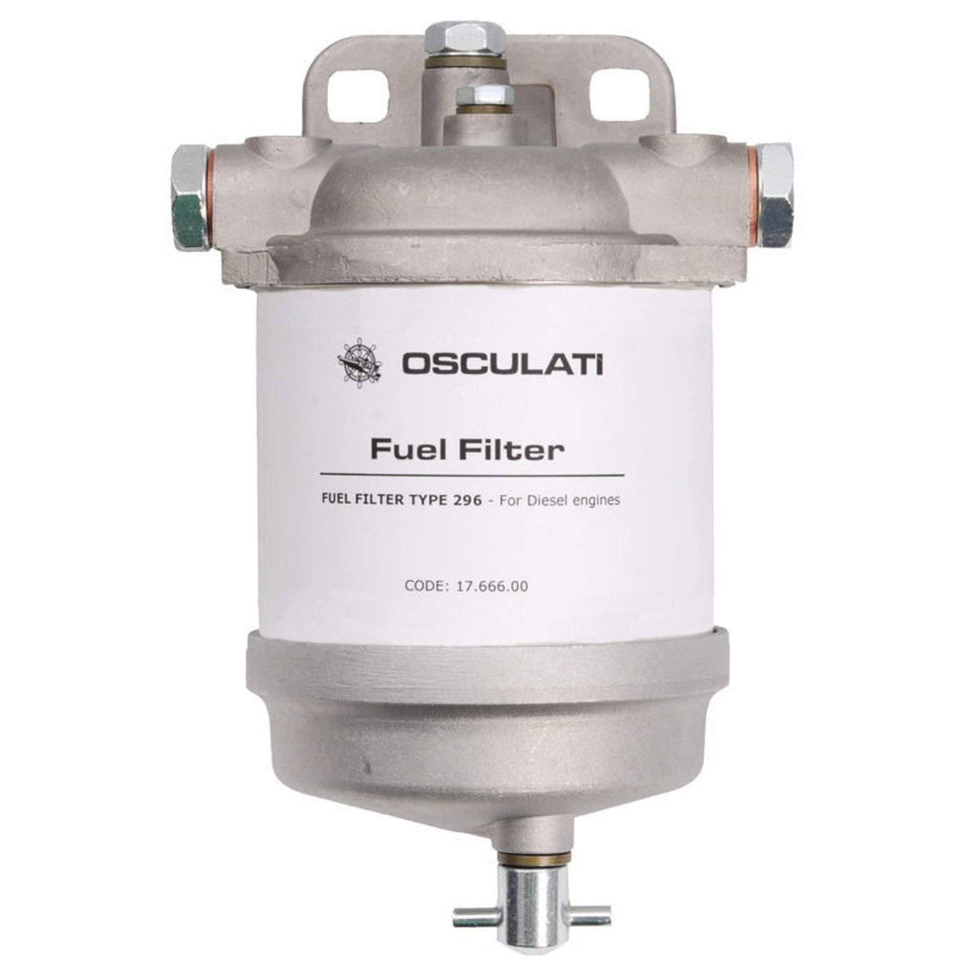 Dieselfilter CAV 296 med vandaftapning