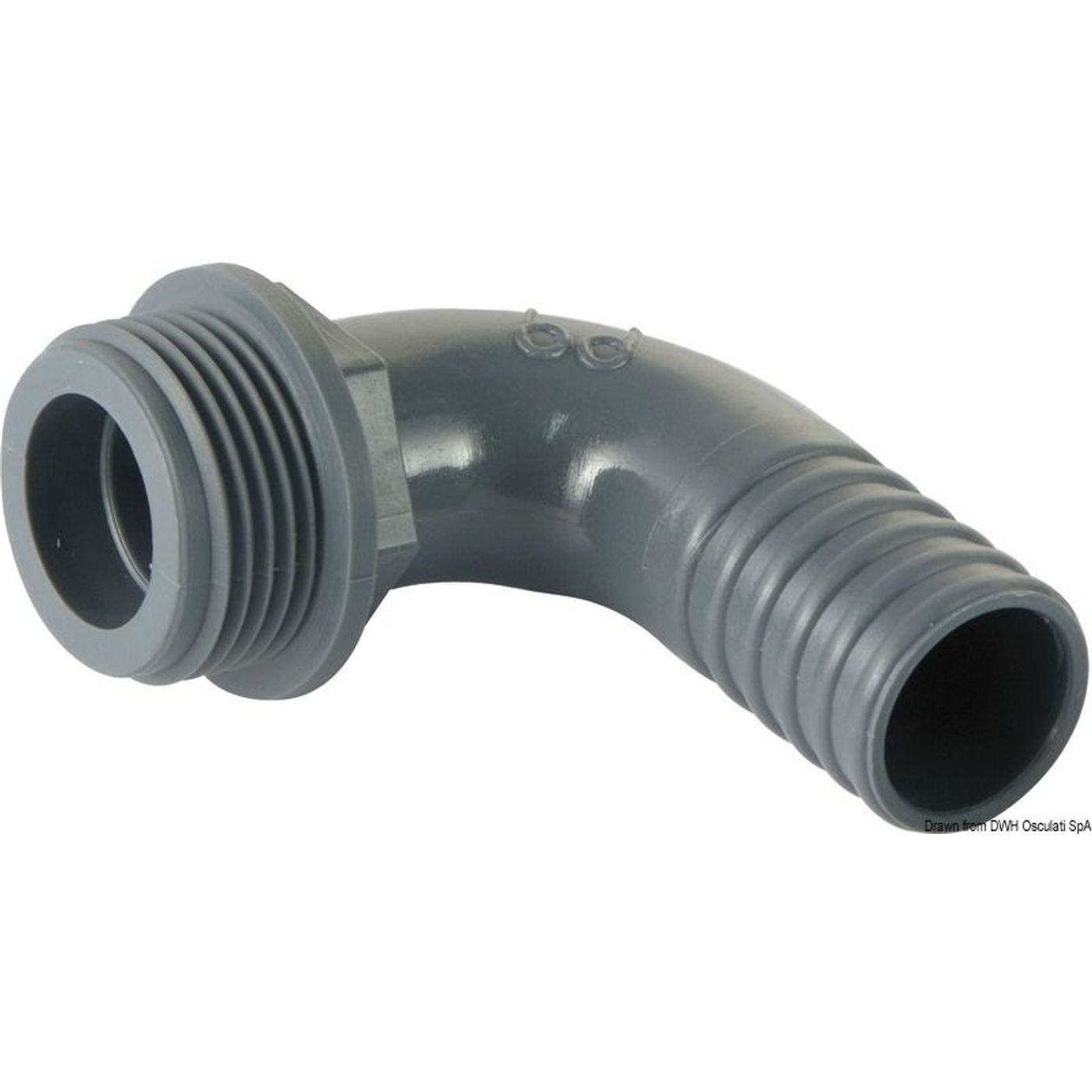 90° PP slangeadapter 3/4" x 25 mm 90° PP slangeadapter 3/4" x 25 mm
