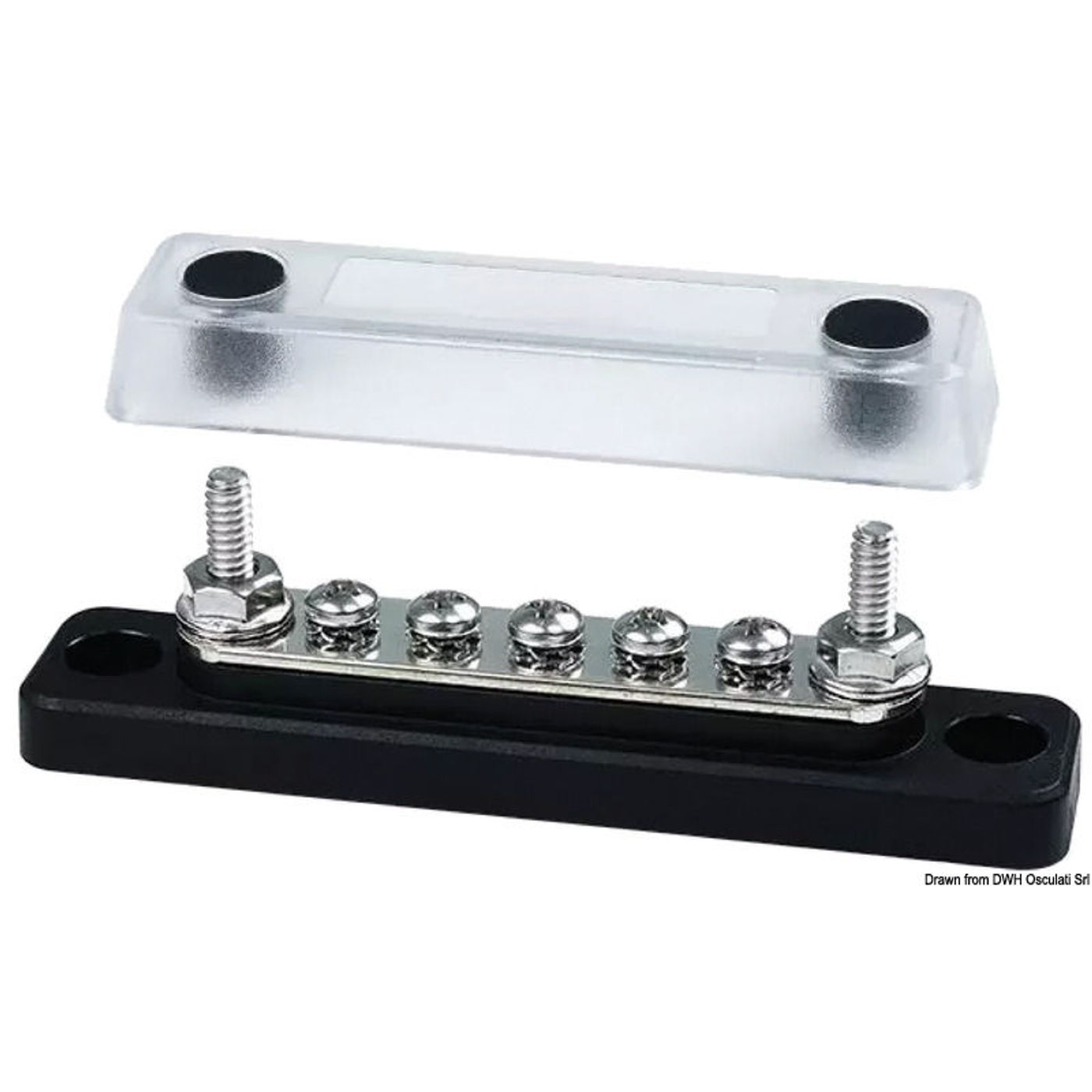 Heavy-Duty strømskinne Techno klemrække 2x5