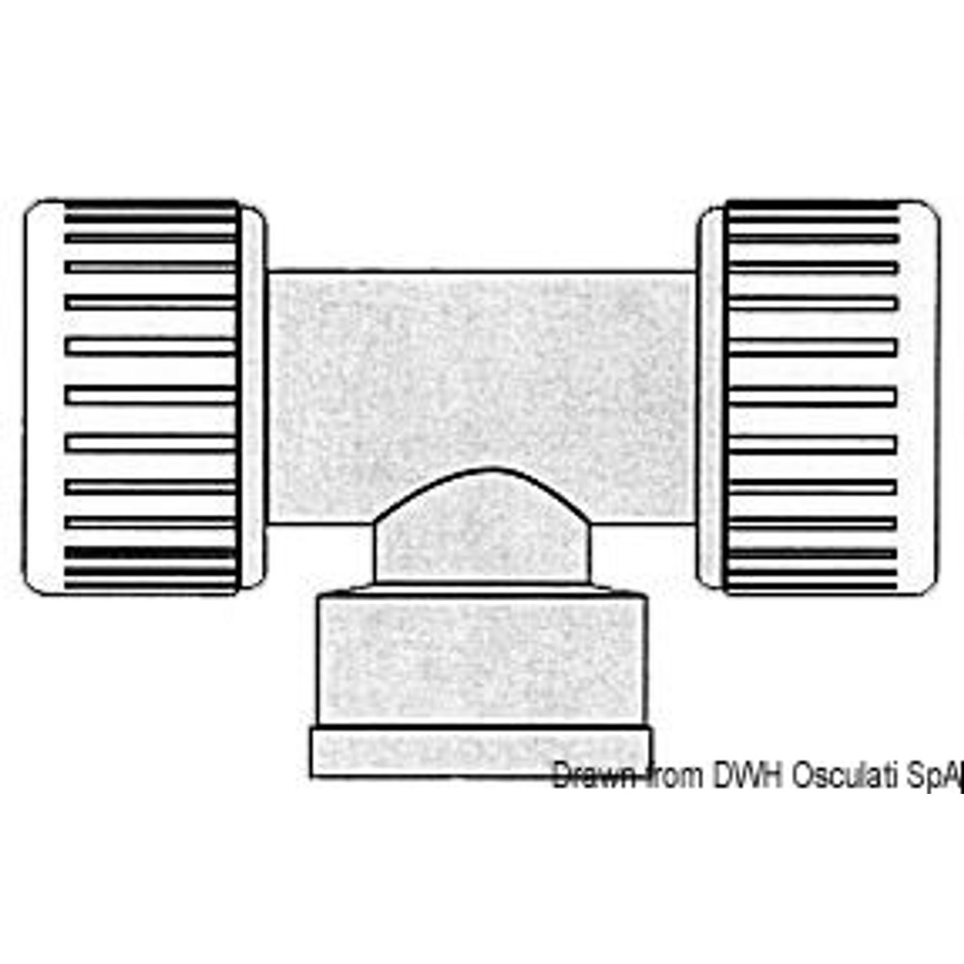 Hydrofix system T-kobling i messing 1/2" Hydrofix system T-kobling i messing 1/2"
