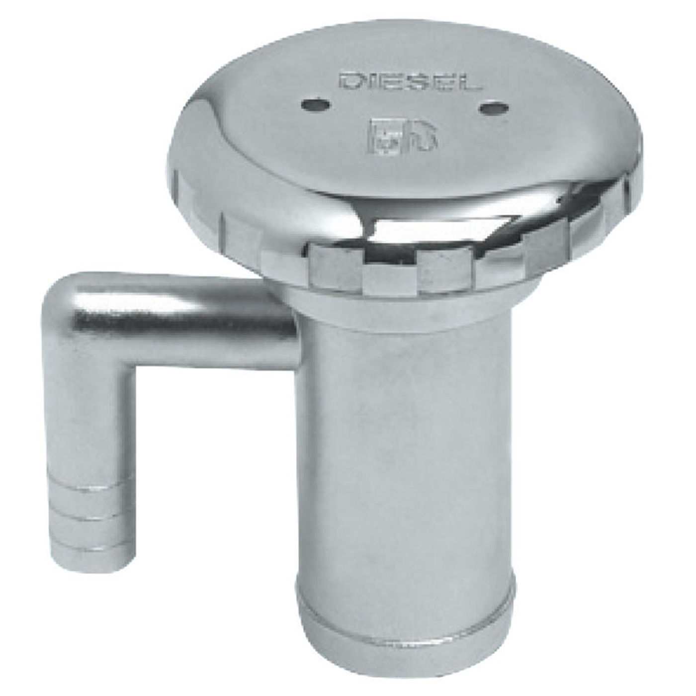 Dæksfyldning WATER spejlpoleret AISI316 med udluftning 38 mm
