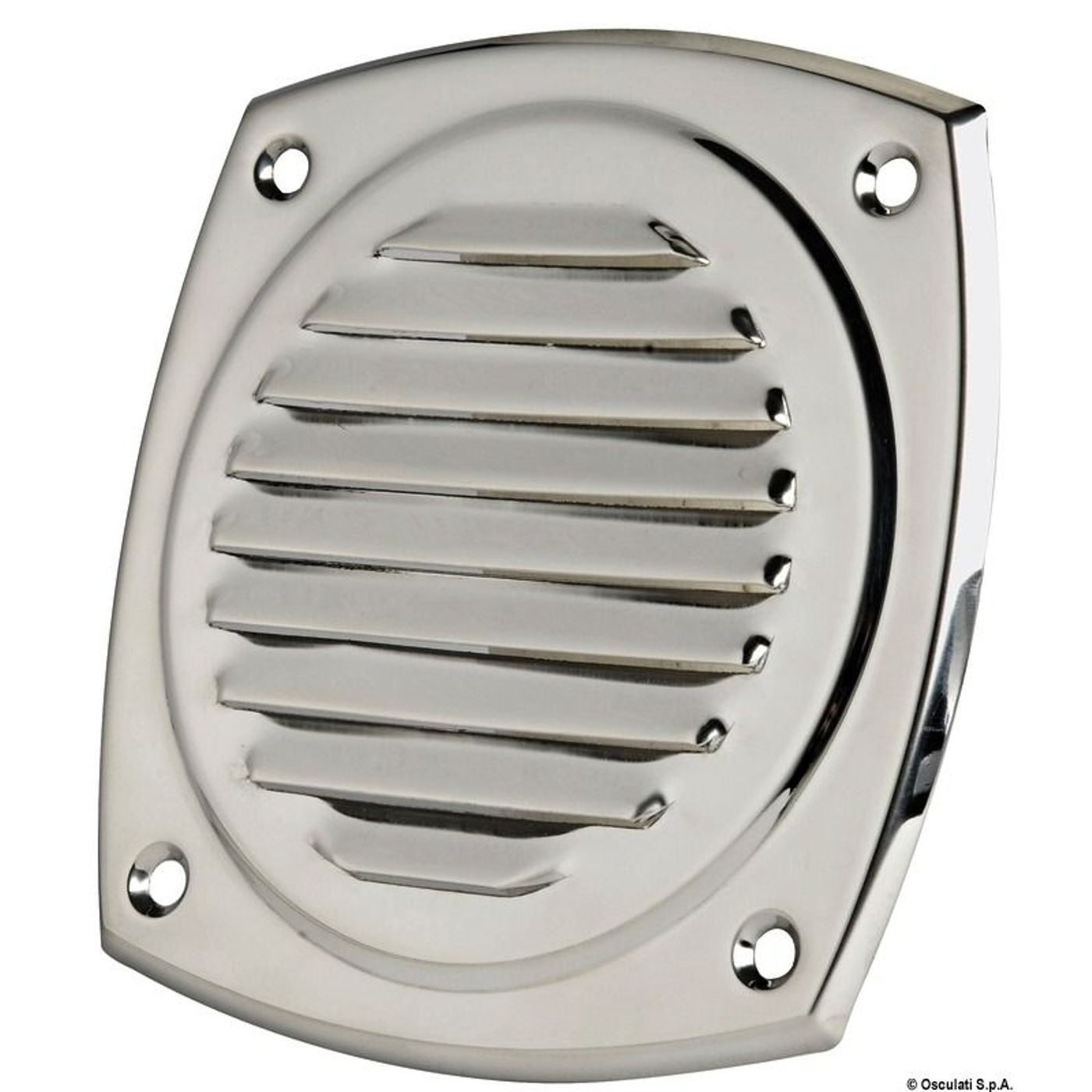 Ventilgaller i rostfritt stål 100x100 mm