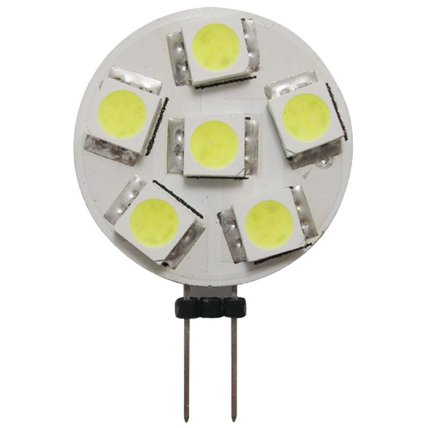 6-LED-lampa G4 sidokontakt Ø 24 mm