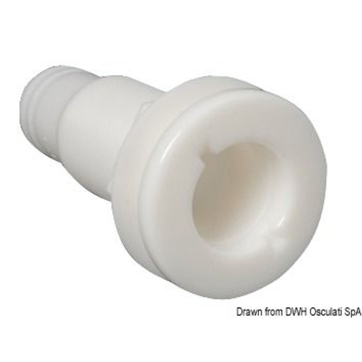 Bundventil i nylon/glasfiber 2"1/4 38 mm Bundventil i nylon/glasfiber 2"1/4 38 mm
