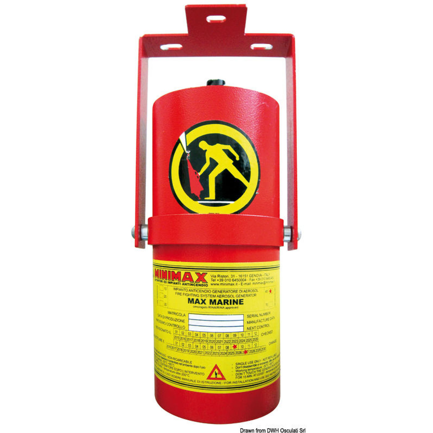 Max Marine 70 aerosolbrandslukningssystem
