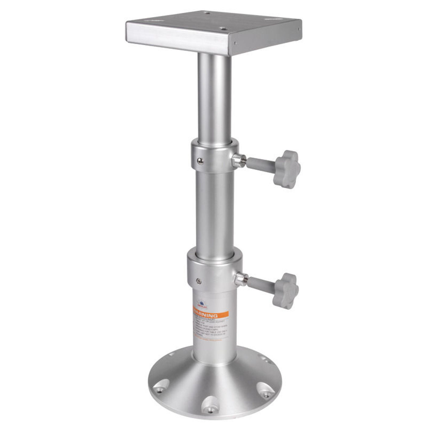 Tri-teleskopisk bordben i aluminium