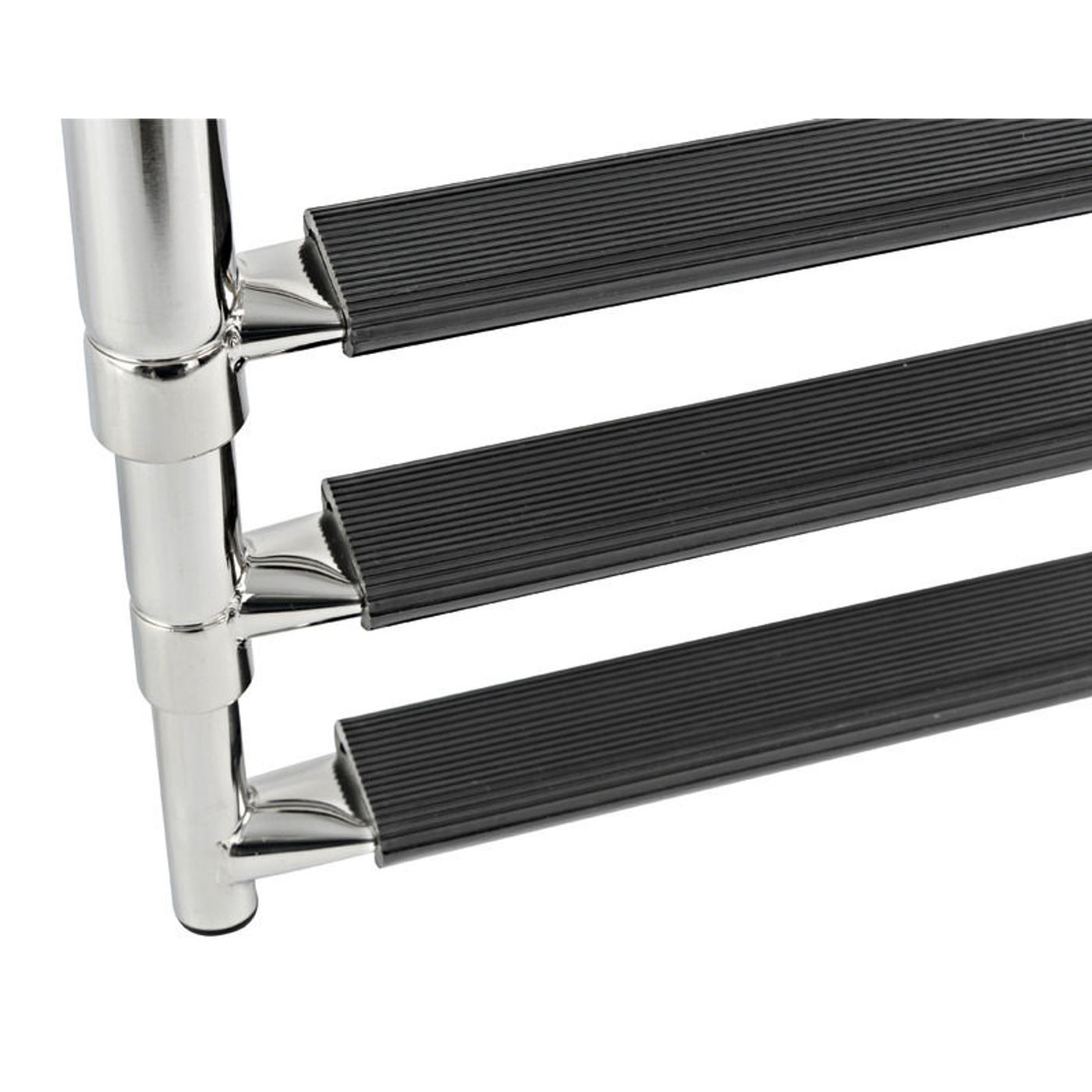 Teleskopisk stor stige AISI316 4 trin