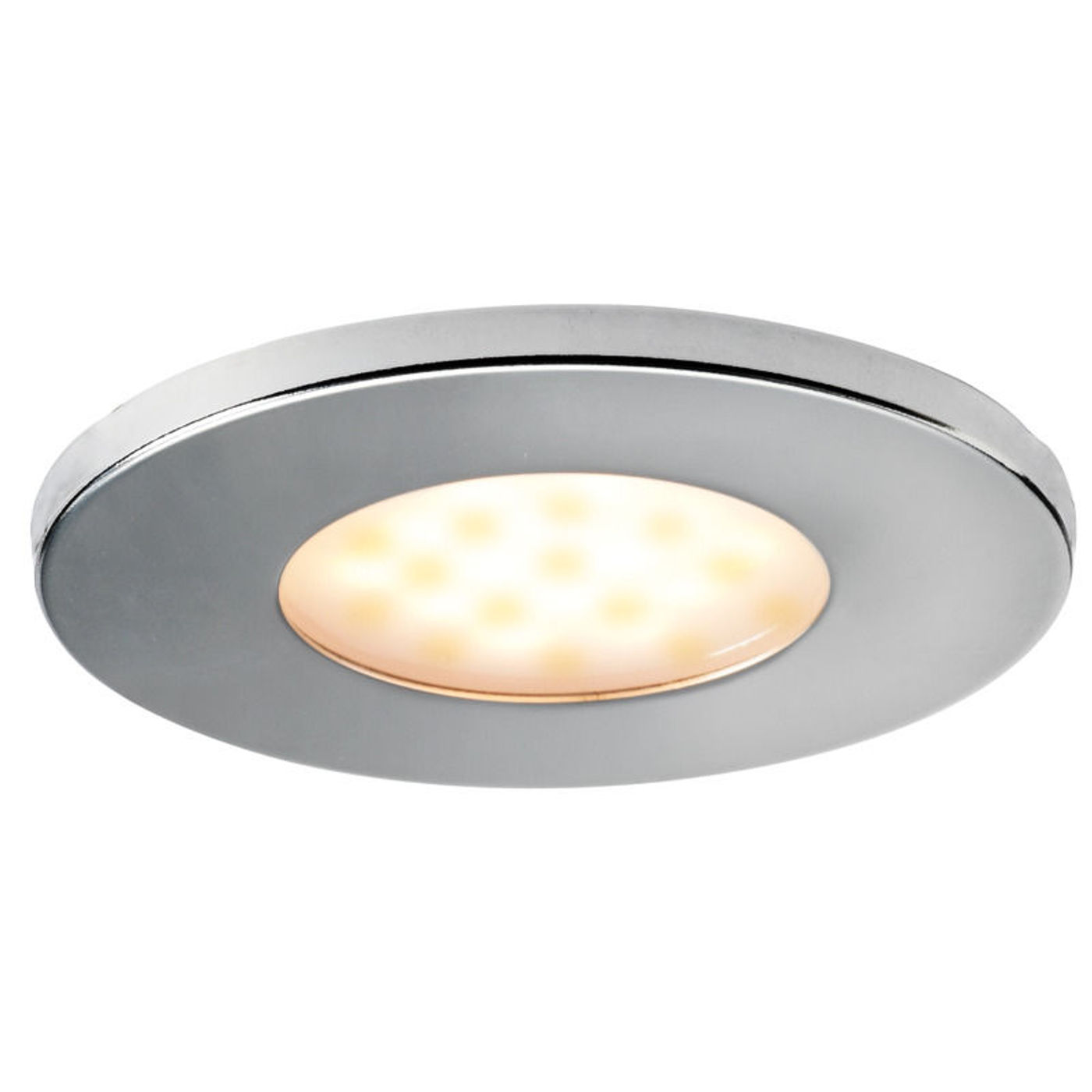 Aruba rund LED-loftlampe til reduceret indbygningsdybde