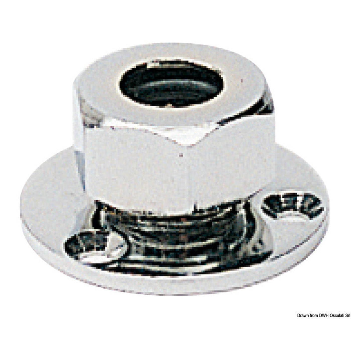 Vattentät kabelgenomföring 12 mm