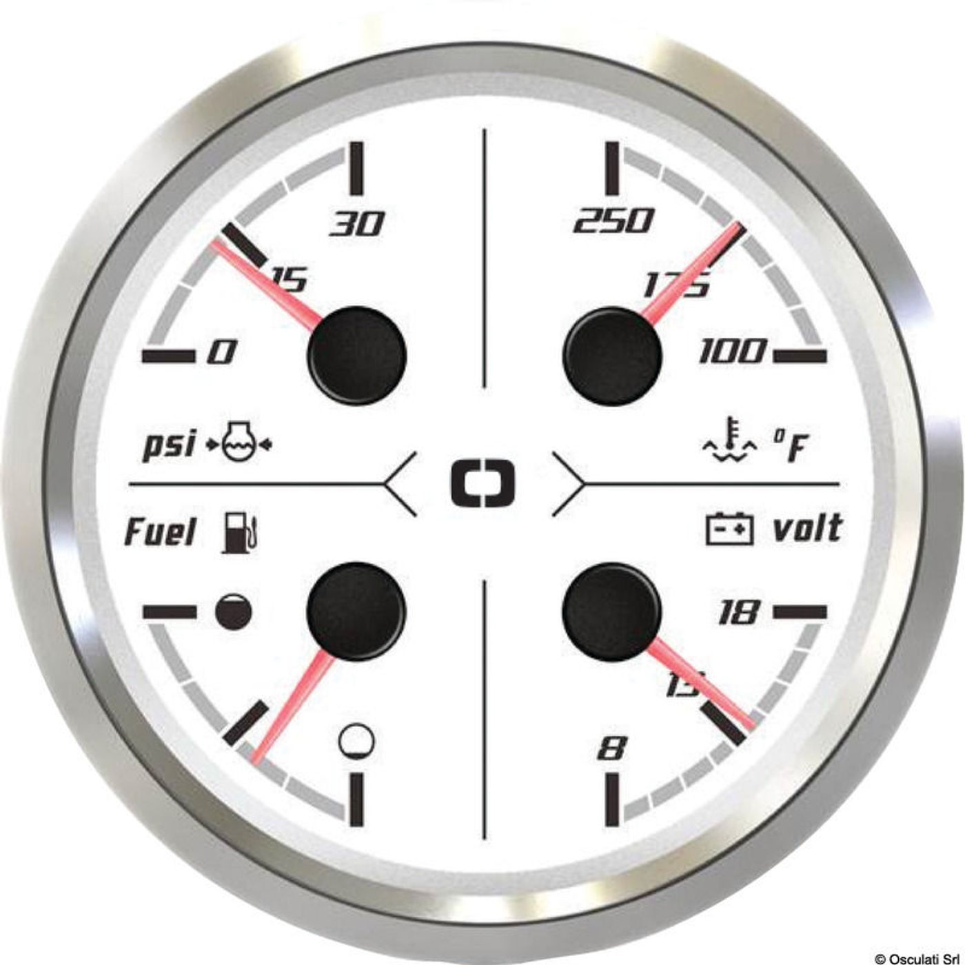Multifunktionsinstrument hvid/blank 85 mm Multifunktionsinstrument hvid/blank 85 mm