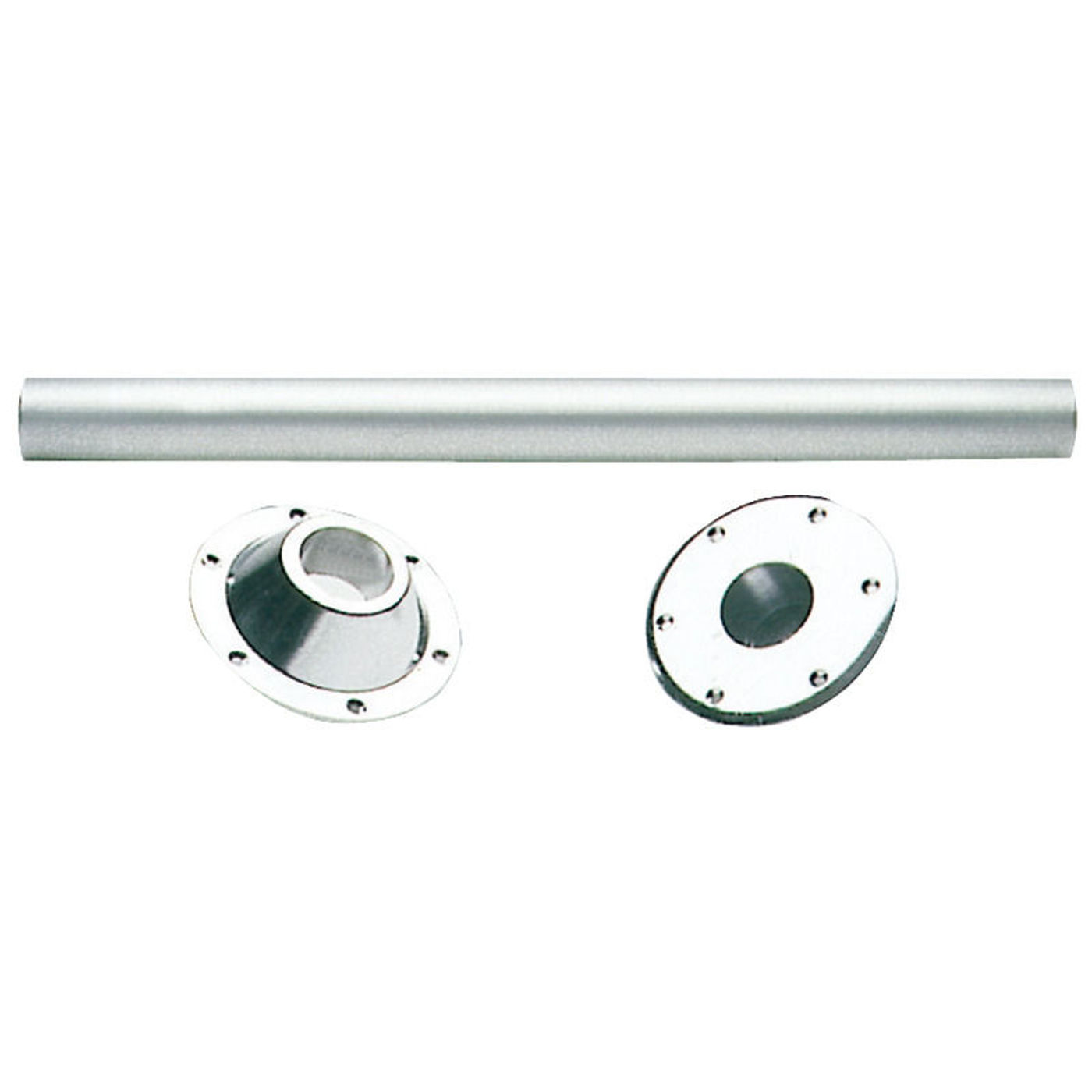 Bordstativ i anodiseret aluminium 70 cm