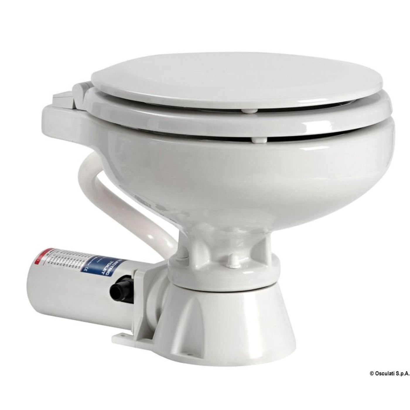 Elektrisk toiletenhed, pladsbesparende, træsæde, 12 V